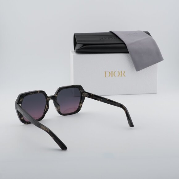 Dior DIORMIDNIGHT S2F 29D2 Square Sunglasses - Colored Havana main image 4